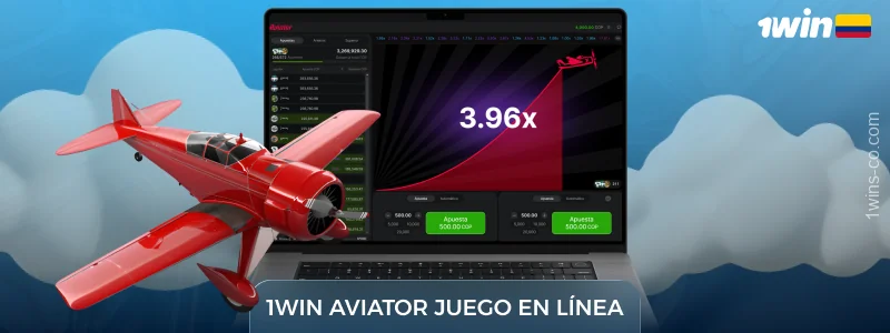 Aviator 1WIN es un emocionante juego de choque popular entre los jugadores colombianos
