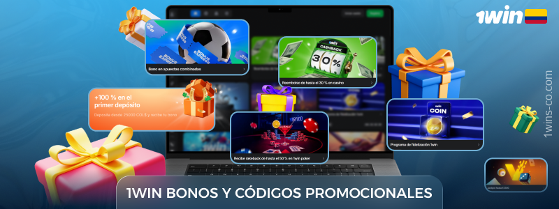 En la página web de 1win en Colombia se ofrecen regularmente bonos y códigos promocionales, incluido un bono de bienvenida del 500%