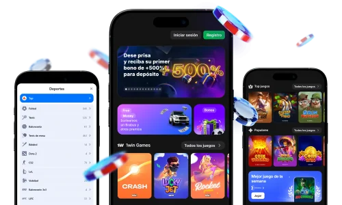 1Win ofrece a los jugadores colombianos una aplicación móvil para iOS y Android para apostar en deportes y jugar a juegos de casino en cualquier lugar